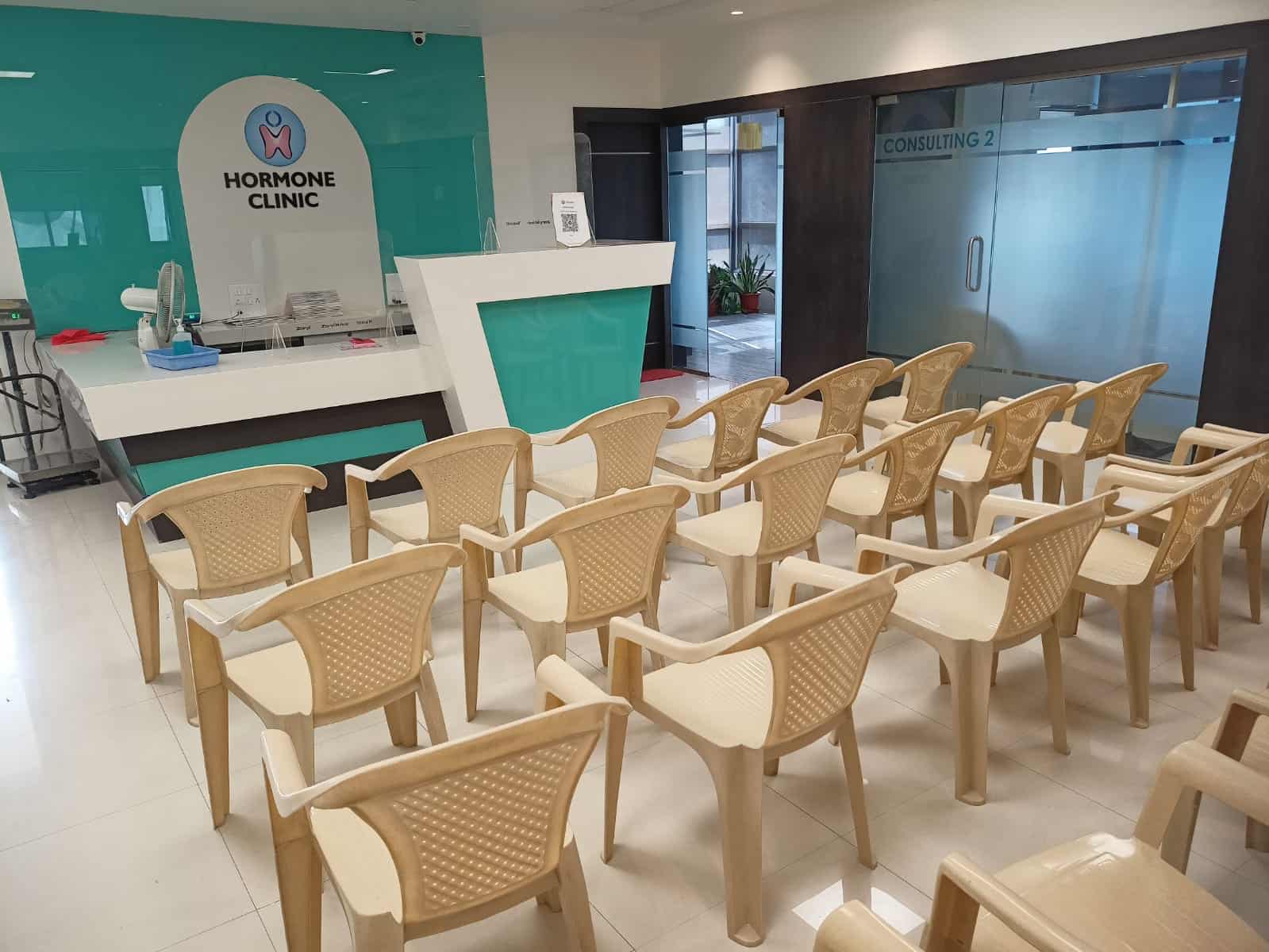 Waiting area at Hormone Clinic